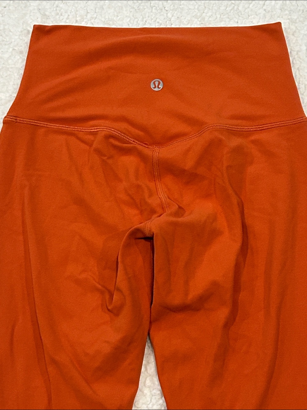 Lululemon Align High Rise Crop size 4 Canyon Orange Athleisure Gym Workout - Picture 7 of 12